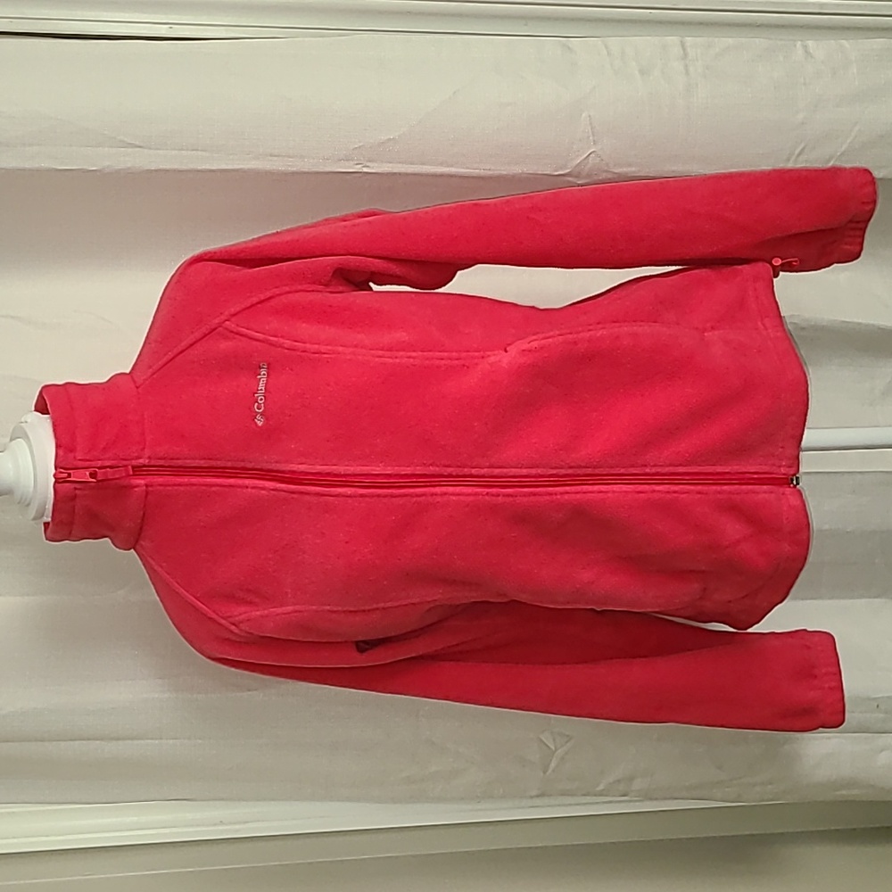 Hot Pink Columbia Fleece Jacket Size S